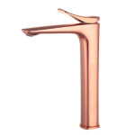 Goboss 048.11-09 單控高身面盆水龍頭 （玫瑰金色）